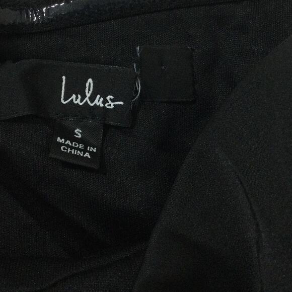 LULU'S SZ S Upscale Poise Black Satin Bow Strapless Maxi Formal Dress NEW B157 - Picture 8 of 8